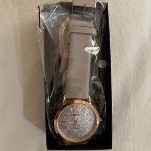 Gold Purple Liandu Watch New in Wrapper and Complete with Box